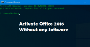 Office 2016 Aktivierung ohne Software