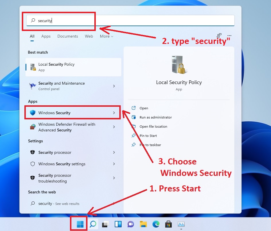 Wie deaktiviere ich die Windows-Sicherheit unter Windows 11?